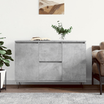 vidaXL Credenza Grigio Cemento 104x35x70 cm in Legno ingegnerizzato