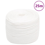 vidaXL Corda Nautica Completamente Bianca 10 mm 25 m in Polipropilene