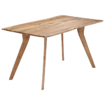 Tavolo da Pranzo 140x80x76 cm in Legno Massello di Acacia