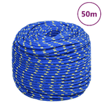 Corda Nautica Blu 8 mm 50 m in Polipropilene