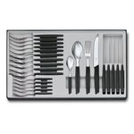 Victorinox Swiss Modern set di posate 24 pz Nero