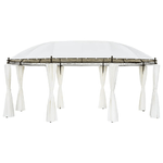 Gazebo Bianco Crema 530x350x265 cm