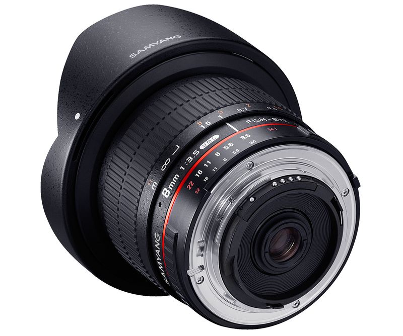 Samyang-8mm-F3.5-UMC-Fish-Eye-CS-II-SLR-Obiettivo-ampio-Nero