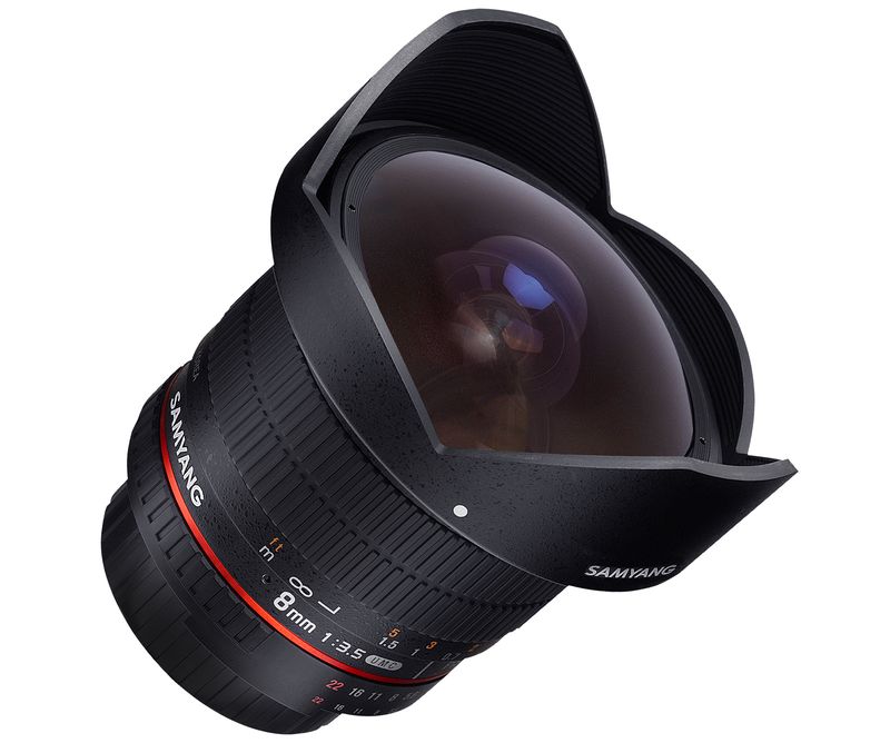 Samyang-8mm-F3.5-UMC-Fish-Eye-CS-II-SLR-Obiettivo-ampio-Nero