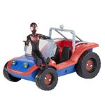 Hasbro Marvel Spider-Man Spider Mobile e Miles Morales, veicolo da 15 cm con action figure, per bambini dai 4 anni in su