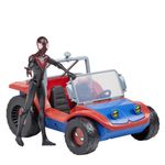 Marvel-Spider-Man---La-macchina-di-Miles-Morales-e-Spider-Ham-veicolo-da-15-cm-con-action-figure-per-bambini-dai-4-anni-in-su