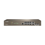 Tenda TEG5312F switch di rete Gestito L3 Gigabit Ethernet (10/100/1000) 1U Marrone