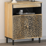 vidaXL Credenza 60x33x75 cm in Legno Massello di Mango