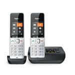 Gigaset COMFORT 500A duo Telefono analogico/DECT Identificatore di chiamata Nero, Argento