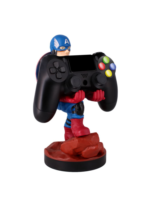 Exquisite-Gaming-Cable-Guys-Captain-America-Personaggio-da-collezione