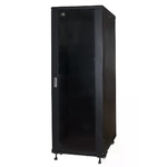 Armadio Rack 19 Per Reti 37U (A)1770 (L)600 (P)600 Colore Nero Porta Vetro