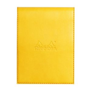 Rhodia Notepad Cover + Notepad N°12 quaderno per scrivere 80 fogli Giallo