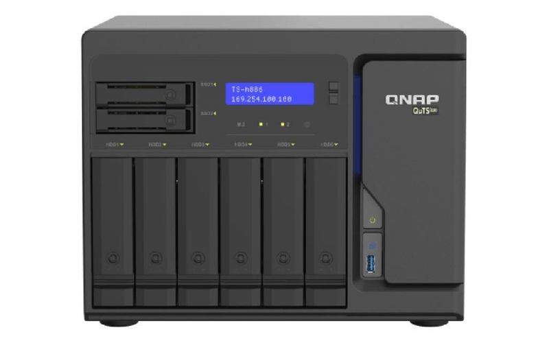 QNAP-NAS---8-bay-QuTS-hero-NAS-IntelAA®-CoreA¢aA¢-i5-12400-6-core-12-thread-up-to-4.6GHz-32GB-SO-DIMM--DDR4-max.128GB--