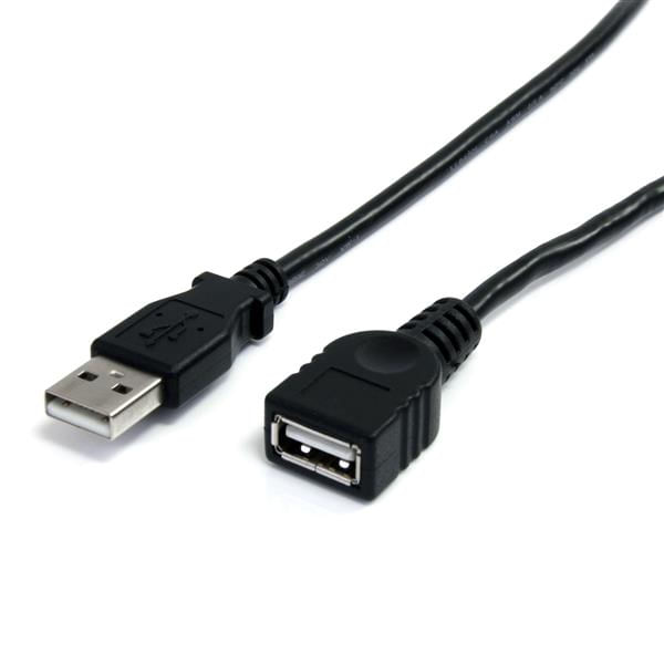 StarTech.com-USBEXTAA10BK-cavo-USB-3-m-USB-2.0-USB-A-Nero
