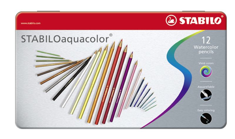 STABILO-Aquacolor-Multicolore-12-pz