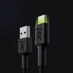 Green-Cell-KABGC06-cavo-USB-12-m-USB-A-USB-C-Nero