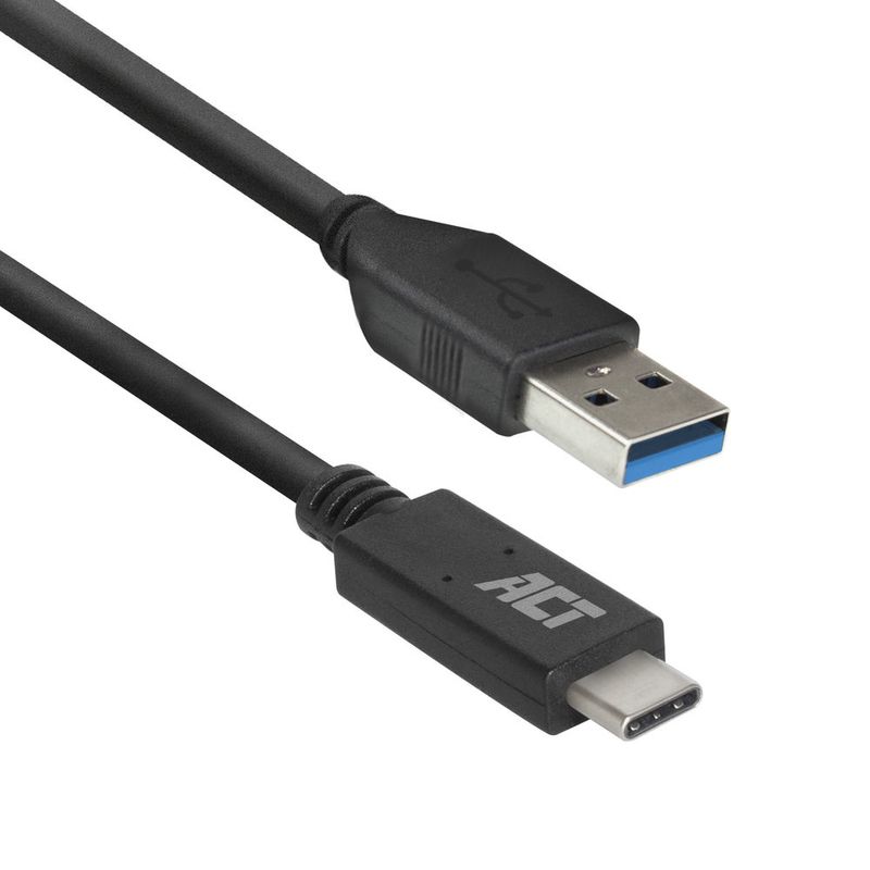 ACT-AC7416-Cavo-USB-1-m-USB-3.2-Gen-1--3.1-Gen-1--USB-C-USB-A-Nero