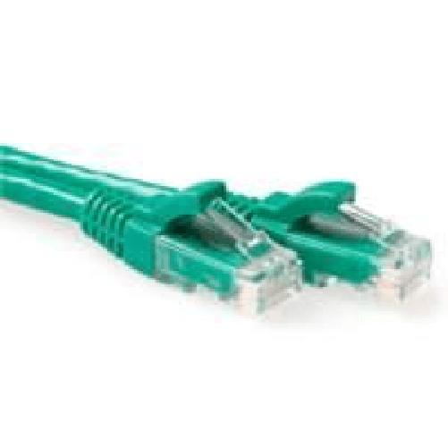 Cavo-patch-ACT-Groene-da-025-metri-UTP-CAT6A-antigroviglio-con-connettori-RJ45