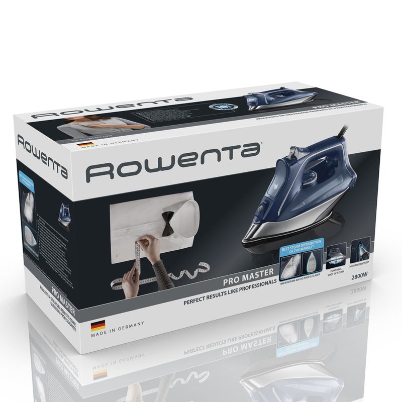 Rowenta-DW8215-PRO-Master-Ferro-da-Stiro-a-Vapore-con-Funzione-Anticalcare-Erogazione-Continua-da-45-g-min-Potenza-2800-W-Acciaio-Inossidabile