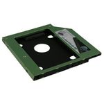 LC-Power LC-ADA-525-25-NB pannello drive bay 13,3 cm (5.25') Pannello portante Nero, Verde