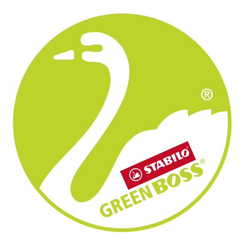 STABILO-GREEN-BOSS-evidenziatore-4-pz-Punta-smussata-Verde-Arancione-Rosa-Giallo