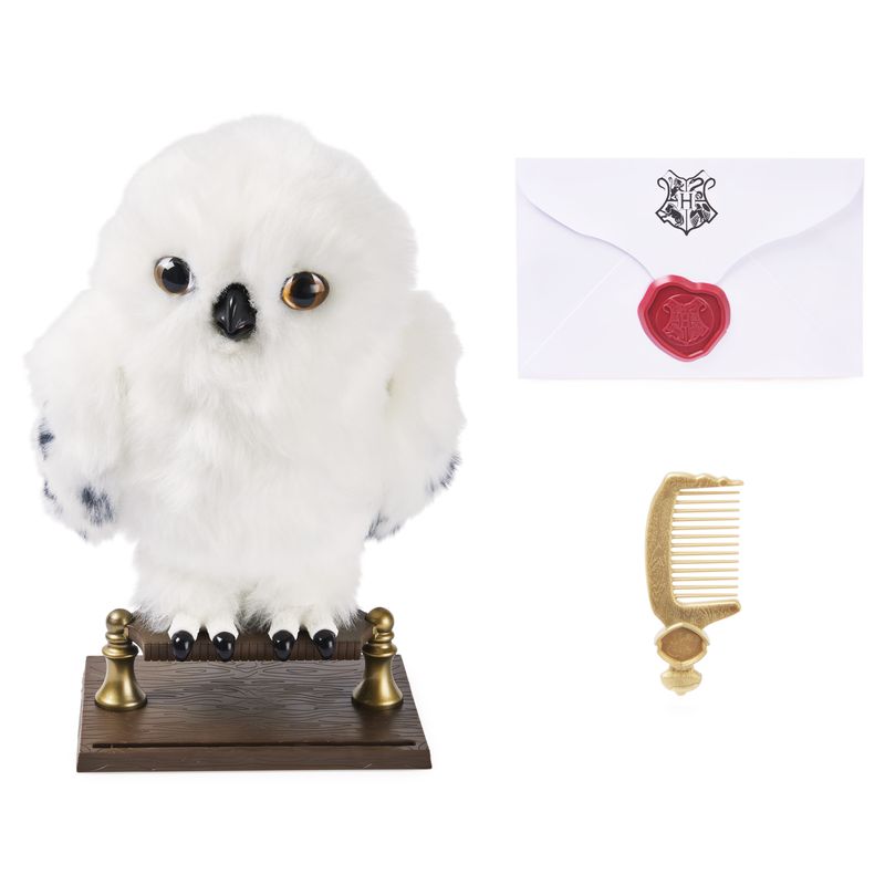 Wizarding-World---Civetta-Edvige-interattiva-di-Harry-Potter---15-suoni-e-movimenti---Reagisce-al-tatto-e-alla-voce---Peluche-interattivo-per-bambin