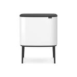 Brabantia 313509 bidone per la spazzatura 36 L Rettangolare Plastica Bianco