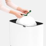 Brabantia-313509-bidone-per-la-spazzatura-36-L-Rettangolare-Plastica-Bianco