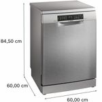 Bosch Serie 6 SMS6ZCI16E Lavastoviglie da libera installazione 60 cm Acciaio Classe B