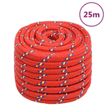 Corda Nautica Rossa 20 mm 25 m in Polipropilene