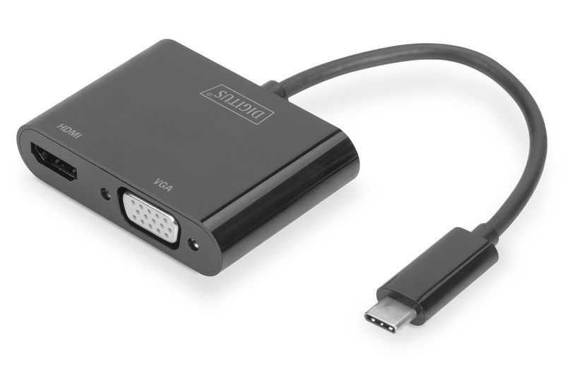 Digitus-Adattatore-USB-Type-C™---HDMI---VGA