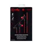 Celly-CyberWired-Auricolare-Cablato-In-ear-Giocare-Nero-Rosso