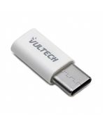 Vultech-Adattatore-Micro-Usb-2.0-To-Type-C-Plastica-Bianco