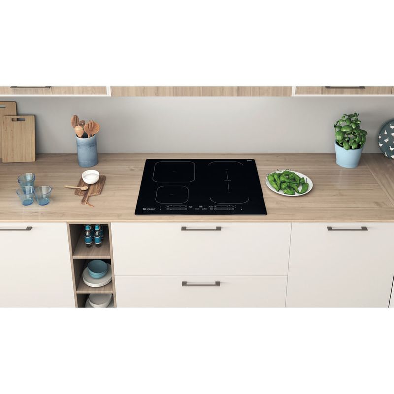 Indesit-IB-65B60-NE-Nero-Da-incasso-59-cm-Piano-cottura-a-induzione-4-Fornello-i-