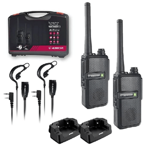 Albrecht Tectalk Worker 3 Case 2-Pack Walkie Talkies per Cantieri