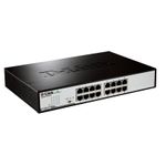 D-Link DGS-1016D switch di rete Non gestito Gigabit Ethernet (10/100/1000) 1U Nero, Argento