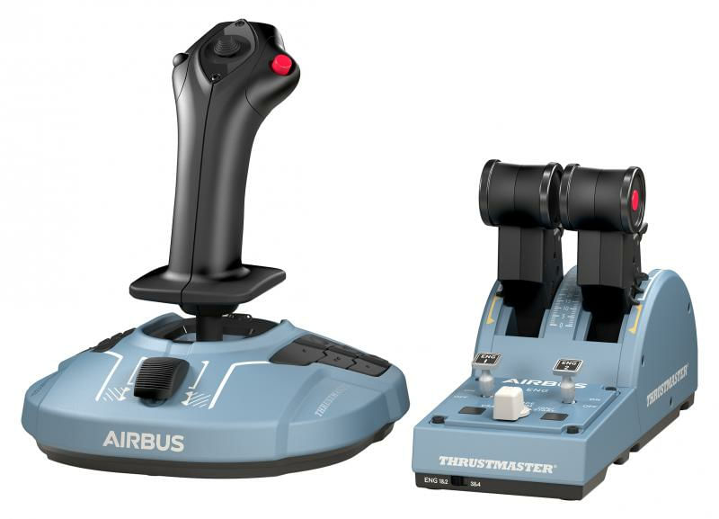 Thrustmaster-TCA-Officer-Pack-Airbus-Edition-Nero-Blu-Simulazione-di-Volo-PC