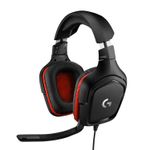 Logitech-G-G332-Cuffia-Padiglione-auricolare-Connettore-3.5-mm-Nero-Rosso