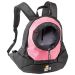 Ferplast Zainetto Trasportino per Cani Piccoli KANGOO LARGE,  Spalle Imbottite, Materiale Robusto e Durevole, Rosa