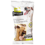 GOODBITE NATURAL XS Gioco Osso per l'igiene orale, 4 gusti pollo manzo prosciutto cereali, Cane piccolo (3-5 Kg), Naturale, 16 pezzi da 15g