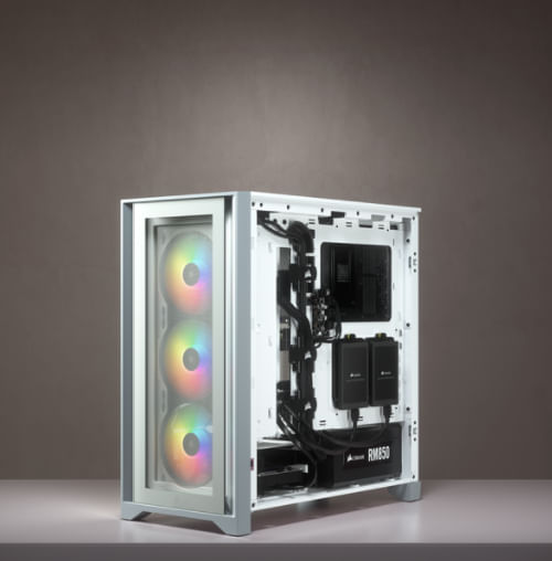 Corsair-iCUE-4000X-RGB-Midi-Tower-Bianco