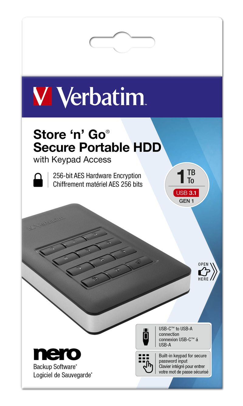 Verbatim-Disco-rigido-portatile-Store--n--Go-Secure-con-tastierino-di-accesso-da-2TB