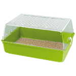 FERPLAST Gabbia Roditori MINI DUNA per Criceti, Topolini, in Plastica. 55x39xh27cm