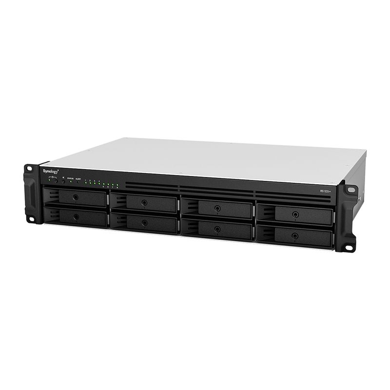 Synology-RackStation-RS1221--server-NAS-e-di-archiviazione-Armadio--2U--Collegamento-ethernet-LAN-Nero-V1500B