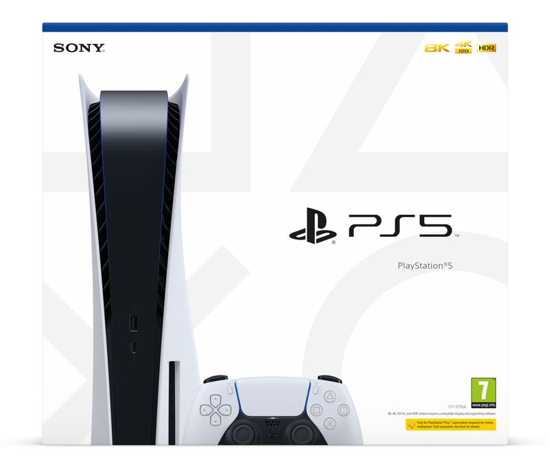 Sony-PlayStation-5-C-Chassis-825-GB-Wi-Fi-Nero-Bianco