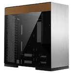 Geometric Future Cowboy Case Mid Tower No-Power Vetro Temperato minITX-mATX-ATX-SSI-EEB Argento