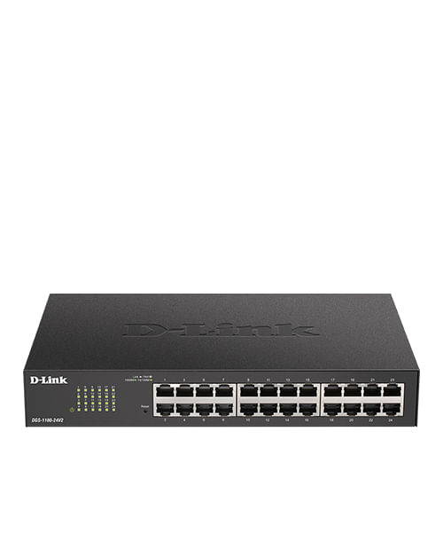 D-Link-DGS-1100-24V2-switch-di-rete-Gestito-L2-Gigabit-Ethernet--10-100-1000--1U-Nero