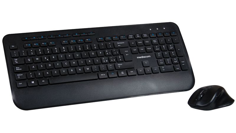 Mediacom-NX990-tastiera-Mouse-incluso-RF-Wireless-QWERTY-Italiano-Nero