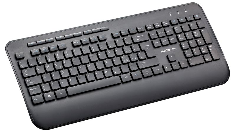 Mediacom-NX990-tastiera-Mouse-incluso-RF-Wireless-QWERTY-Italiano-Nero