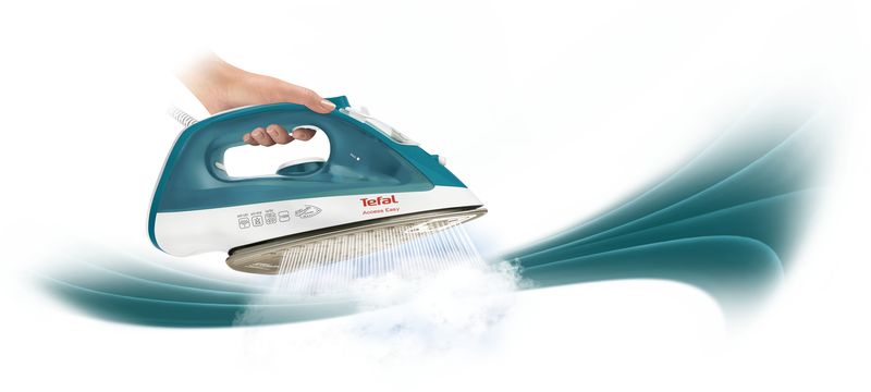 Tefal-Access-Easy-FV1542-ferro-da-stiro-Ferro-da-stiro-a-secco-e-a-vapore-Durilium-2000-W-Turchese-Bianco